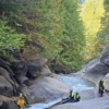 Canyoning is a great birthday party activity in Seattle