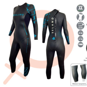 The Seland ECO SETI97 Womens Triathalon Wetsuit is Selands premier Womens Triathalon wetsuit.