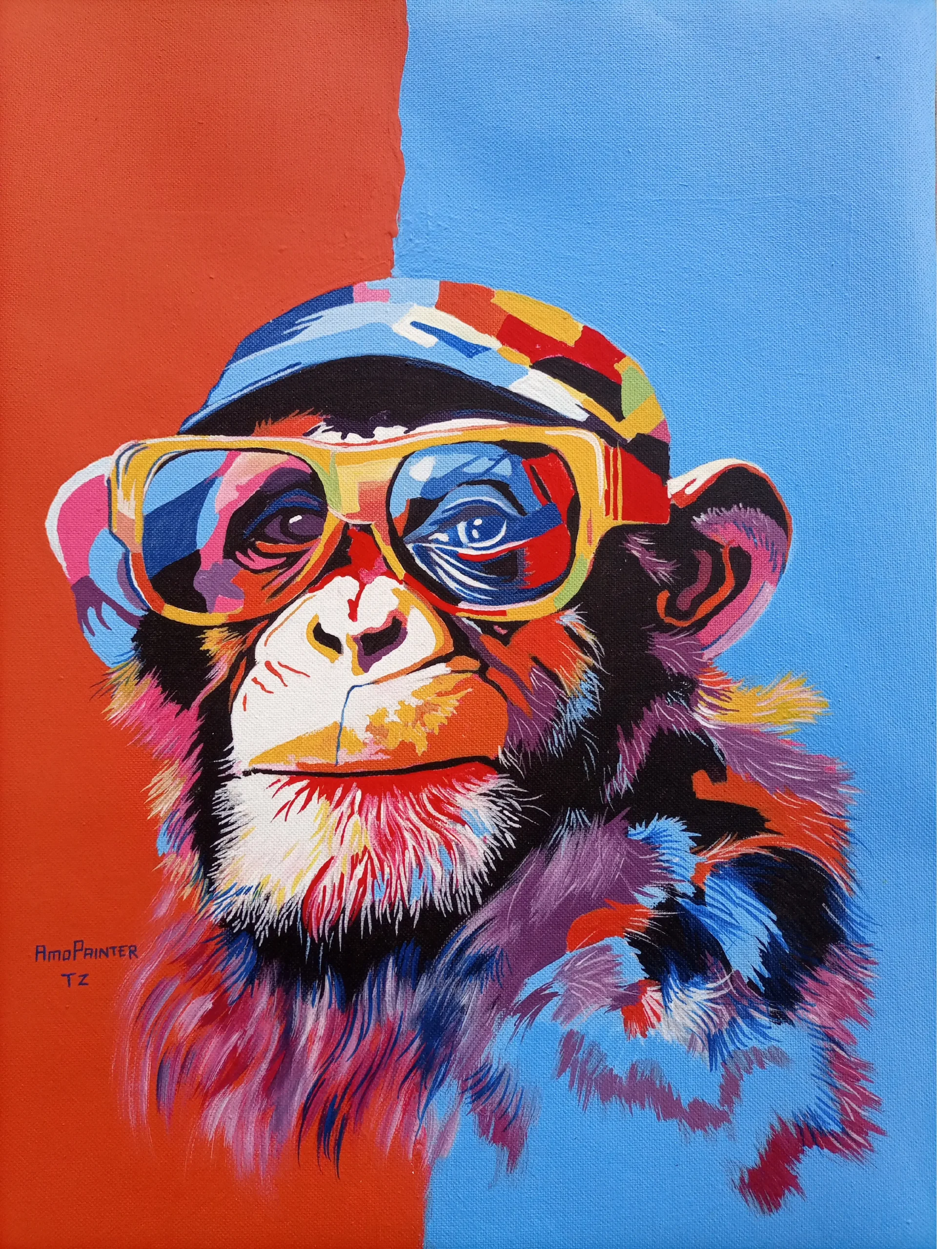 Common Ground Stickers: Chimpanzee Man